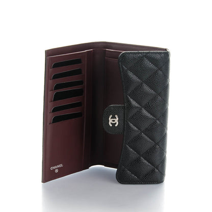 Chanel Caviar Quilted Large Flap Wallet Black 5 of 8