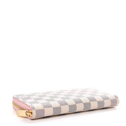 Louis Vuitton Damier Azur Zippy Wallet Rose Ballerine 4 of 7