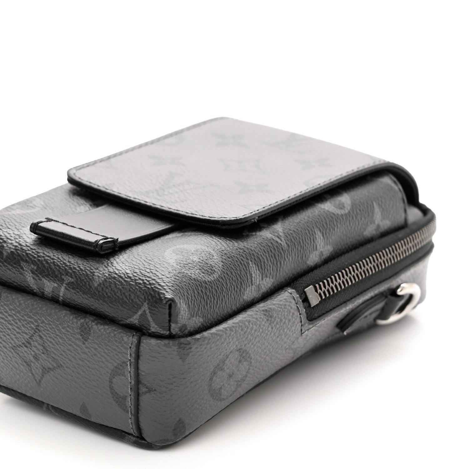Louis Vuitton Monogram Eclipse Reverse Double Phone Pouch NM 9 of 10