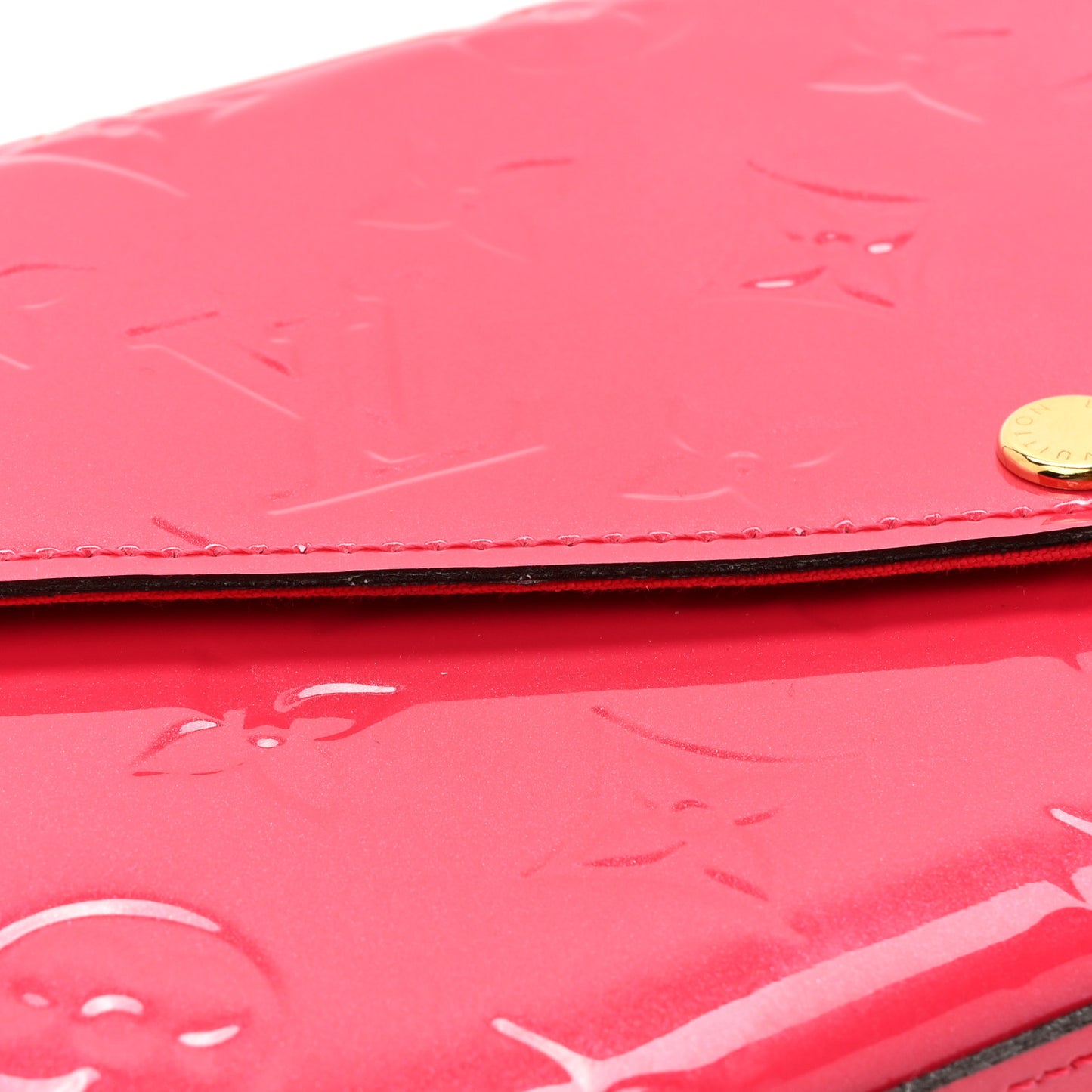 Vernis Felicie Pochette Chain Wallet Hot Pink