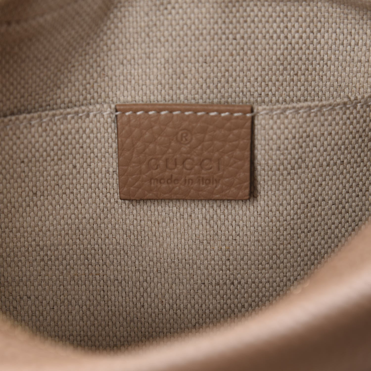 Gucci Pebbled Calfskin Small Soho Disco Bag Rose Beige 8 of 10