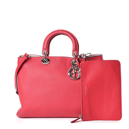 Christian Dior Bullcalf Large Diorissimo Tote Pink 1 of 14