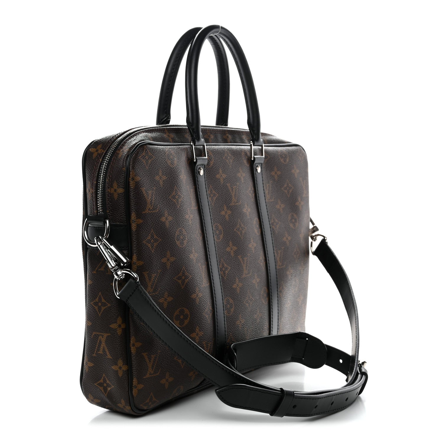 Louis Vuitton Monogram Macassar Porte-Documents Voyage PM Voyage PM 3 of 10