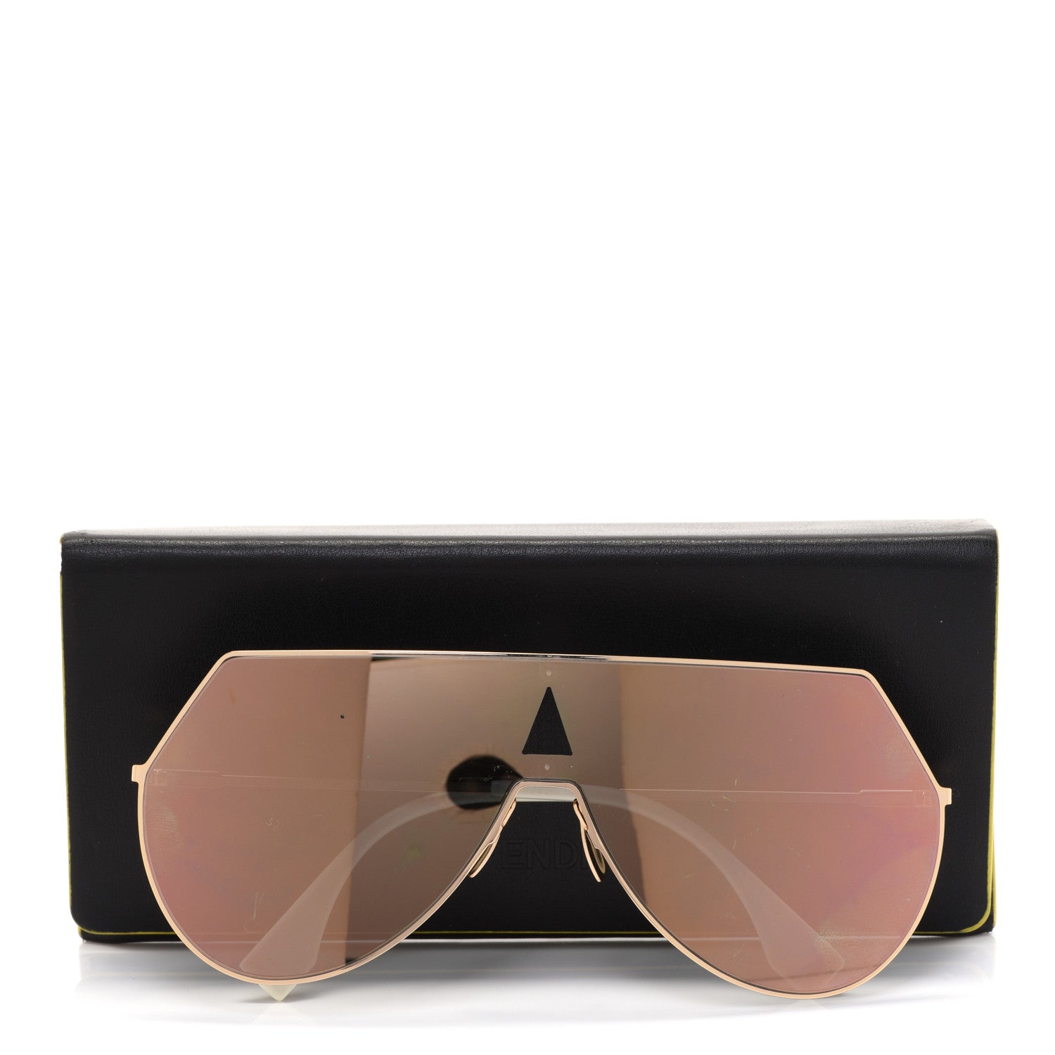 Fendi Metal Mirrored Eyeline Sunglasses FF 0193/S Matte Gold 7 of 7