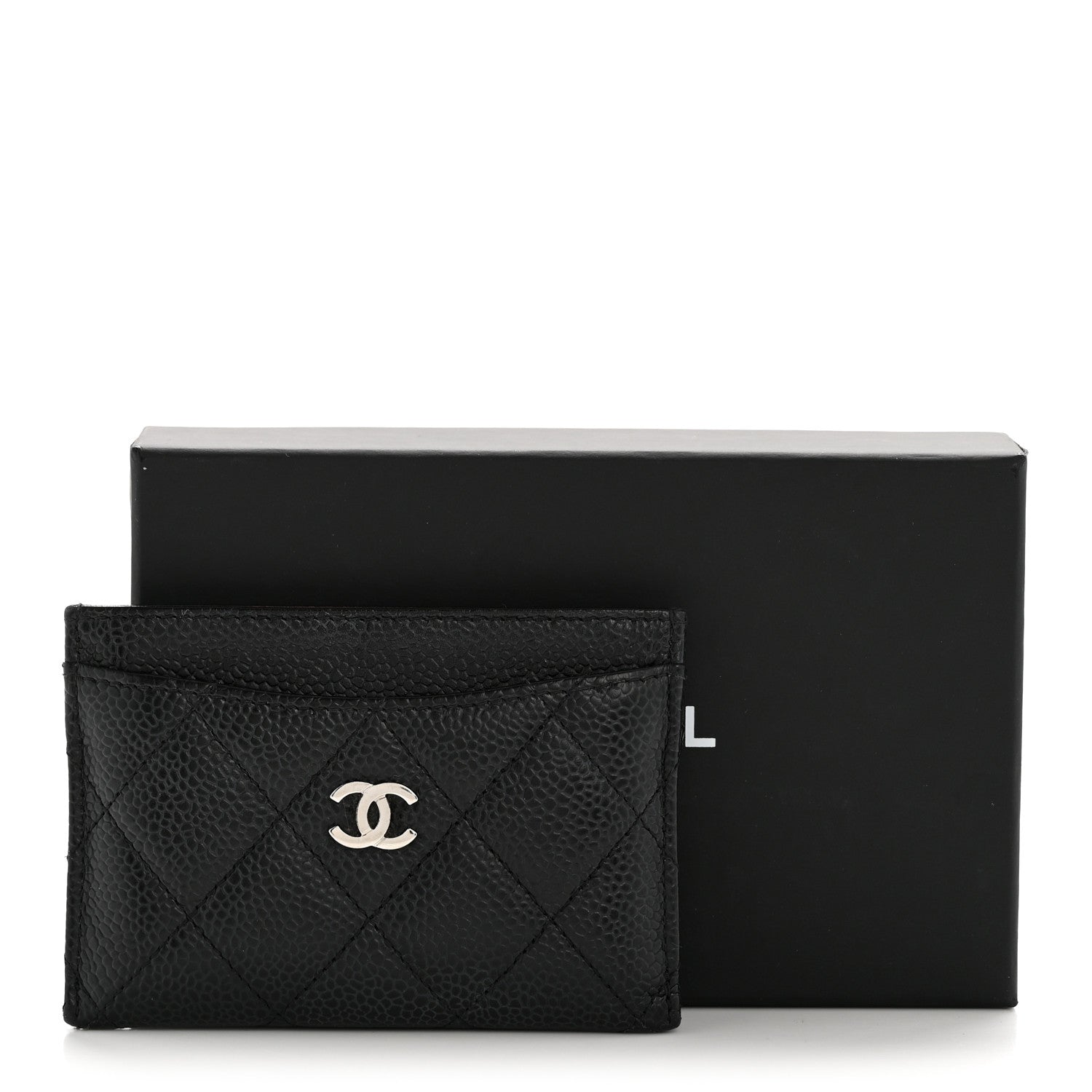 Chanel Caviar Quilted Card Holder Black 12 of 12