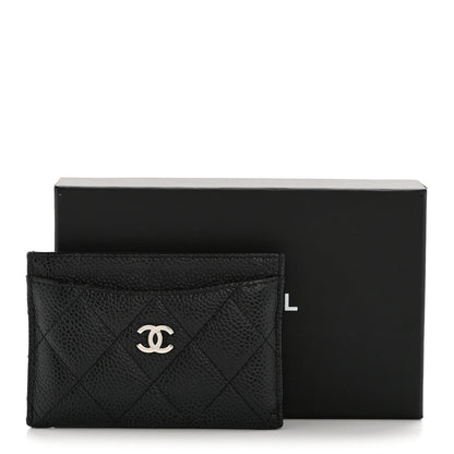 Chanel Caviar Quilted Card Holder Black 12 of 12