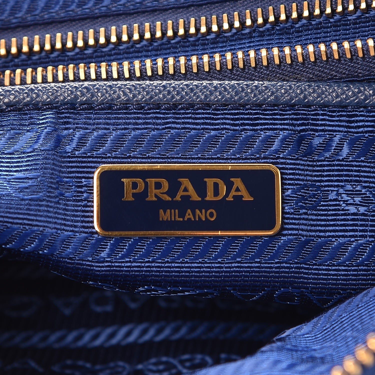 Prada Tessuto Nylon Saffiano Crossbody Bag Bluette 6 of 11