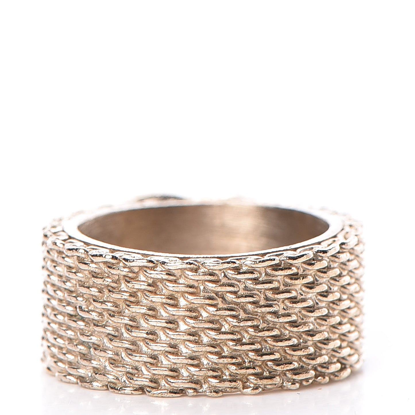 Crystal Mesh CC Ring 7 Gold