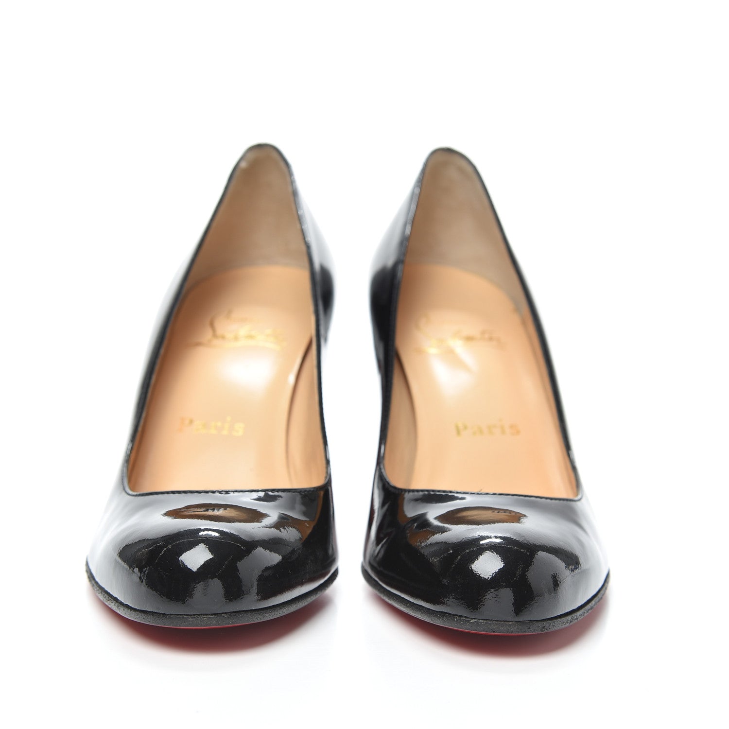 Christian Louboutin Patent Cadrilla 70 Pumps 37.5 Black 2 of 7
