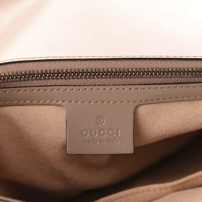 Gucci Calfskin Matelasse Medium GG Marmont Shoulder Bag Porcelain Rose 8 of 10