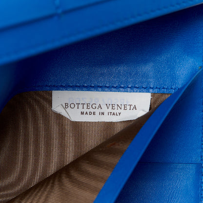 Bottega Veneta Nappa Intrecciato Continental Flap Wallet Blue 7 of 8