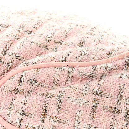 Chanel Tweed Boucle Knitting Bag Pink 16 of 16