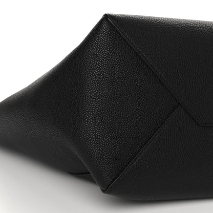 Celine Soft Grained Calfskin Medium Belt Cabas Phantom Black 9 of 11