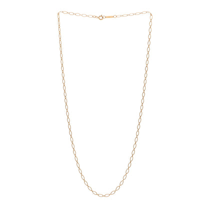 Tiffany 18K Yellow Gold Oval Link Chain Necklace 18" 3 of 4