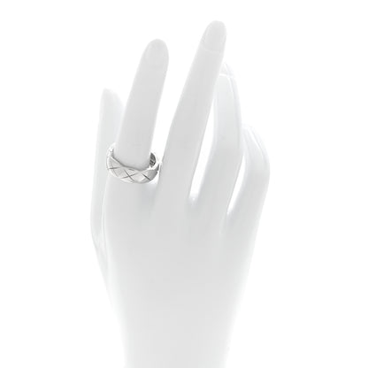 Chanel 18K White Gold Small Coco Crush Ring 57 8 2 of 5