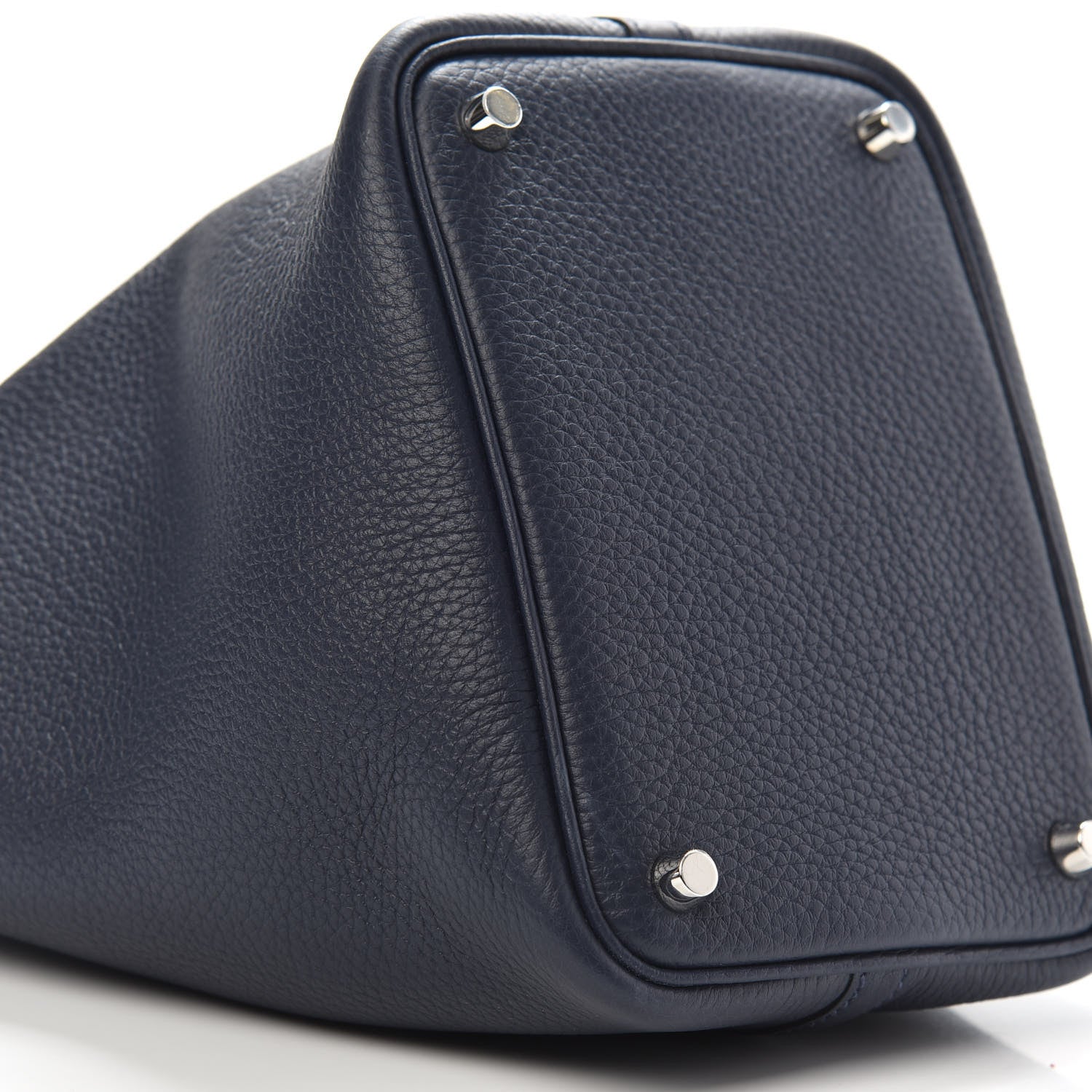 Hermes Taurillon Clemence Picotin Lock 18 PM Bleu Nuit 6 of 8