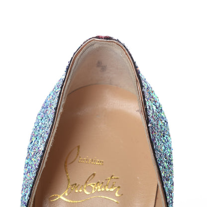 Christian Louboutin Glitter So Kate Dragonfly 120 Pumps 37.5 China Blue 10 of 11