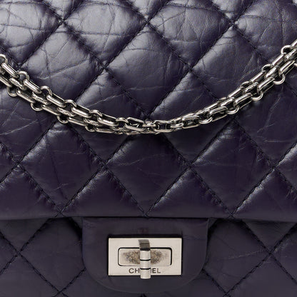 Chanel Aged Calfskin Quilted 2.55 Reissue 226 Flap Dark Purple 8 of 11