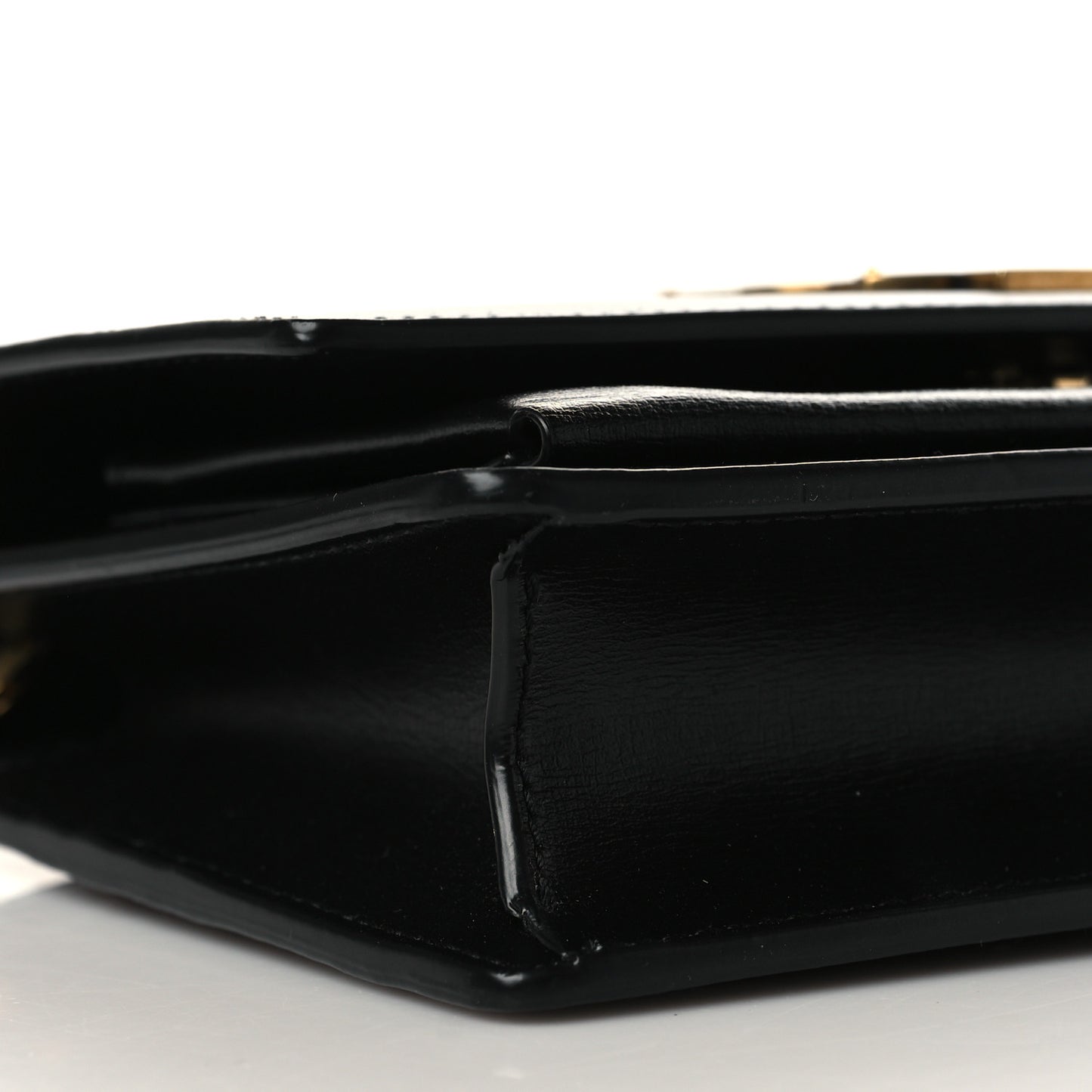 Calfskin Monogram Sunset Chain Wallet Black