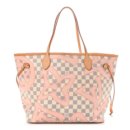 Louis Vuitton Damier Azur Tahitienne Neverfull MM 1 of 11
