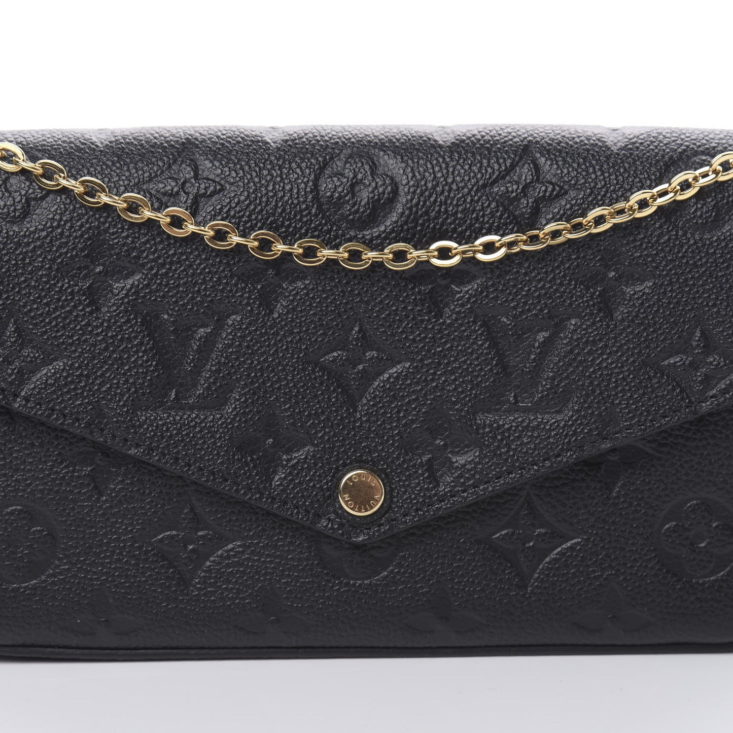 Empreinte Pochette Felicie Chain Wallet Black