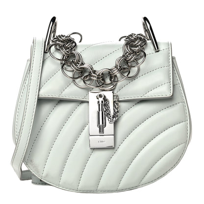 Chloe Calfskin Quilted Mini Drew Bijou Shoulder Bag Airy Grey 1 of 12