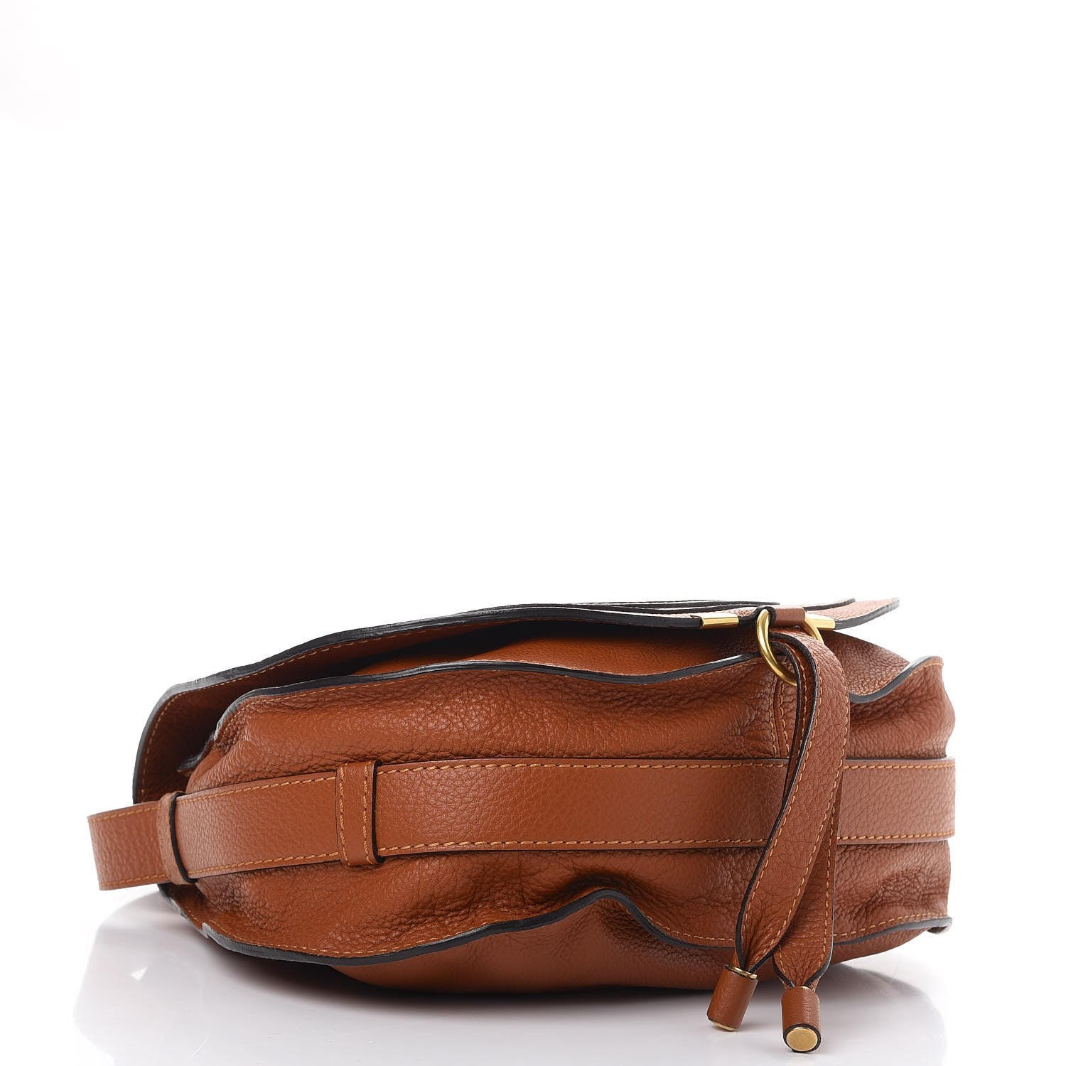 Chloe Calfskin Medium Marcie Round Crossbody Bag Tan 4 of 8