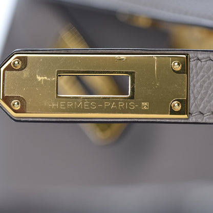 Hermes Epsom Kelly Sellier 28 Gris Asphalte 17 of 34