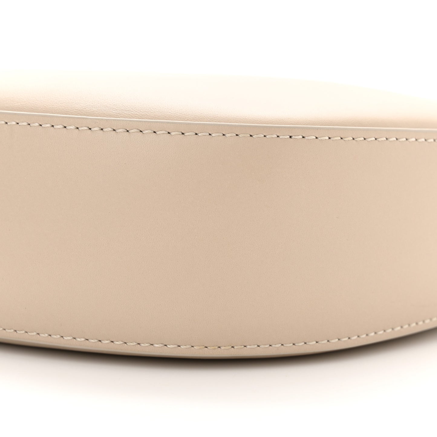 Satin Calfskin Jacquard Luna Bag Oat