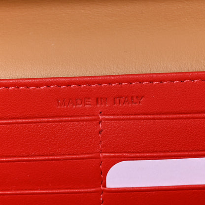 Christian Louboutin Calfskin Macaron Spiked Flap Wallet Cannelle 7 of 7