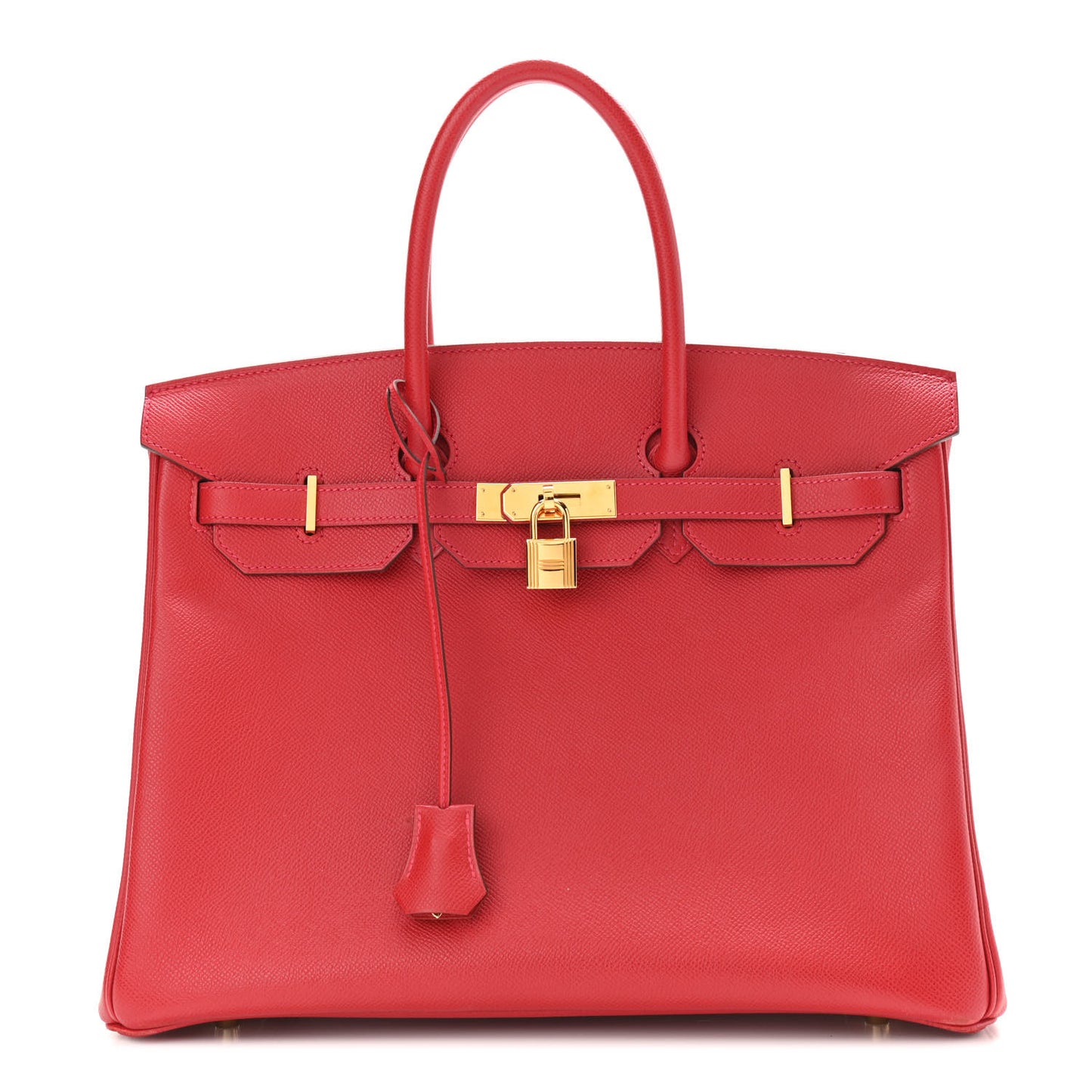Epsom Birkin 35 Rouge Casaque