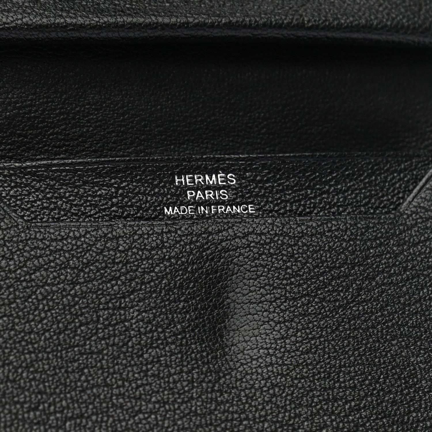 Hermes Chevre Mysore Mini Bearn Wallet Black 6 of 8