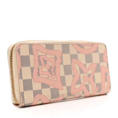 Louis Vuitton Damier Azur Tahitienne Clemence Wallet 3 of 12