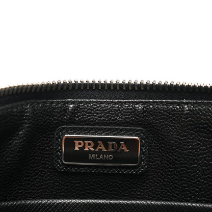 Prada Saffiano Voyage Flat Pouch Black 6 of 8