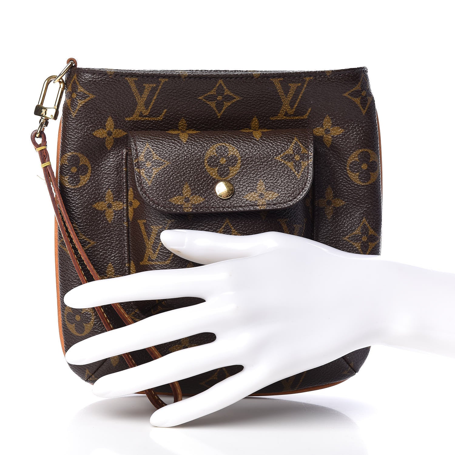 Louis Vuitton Monogram Partition Wristlet 2 of 10