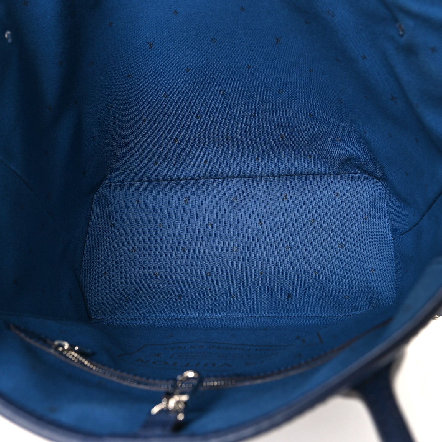 Louis Vuitton Monogram Escale Neverfull MM Blue 6 of 10