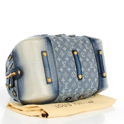 Louis Vuitton Denim Polka Dot Trunks and Bags Bowly 4 of 8