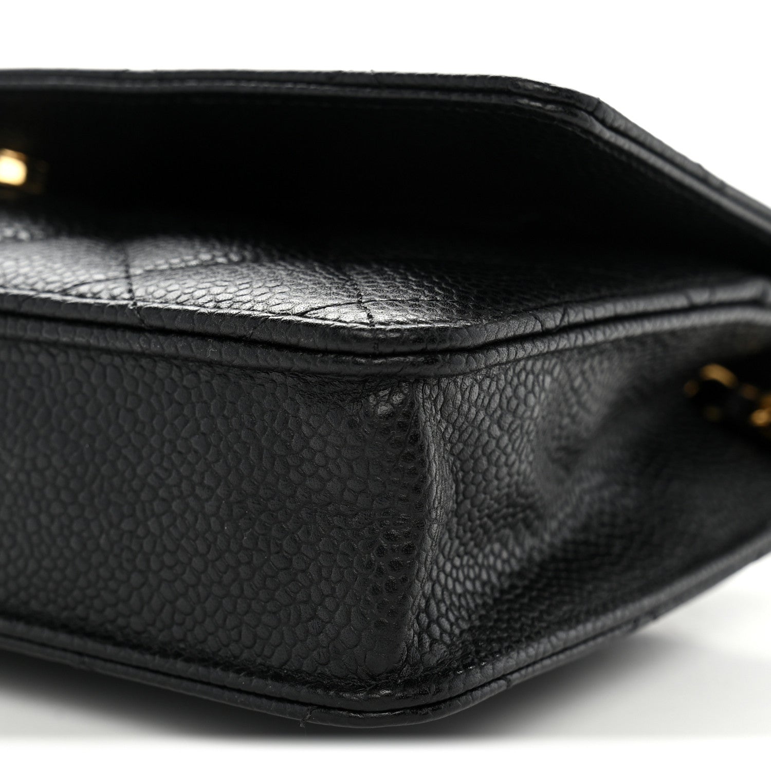 Chanel Caviar Quilted Wallet On Chain Black 11 of 11