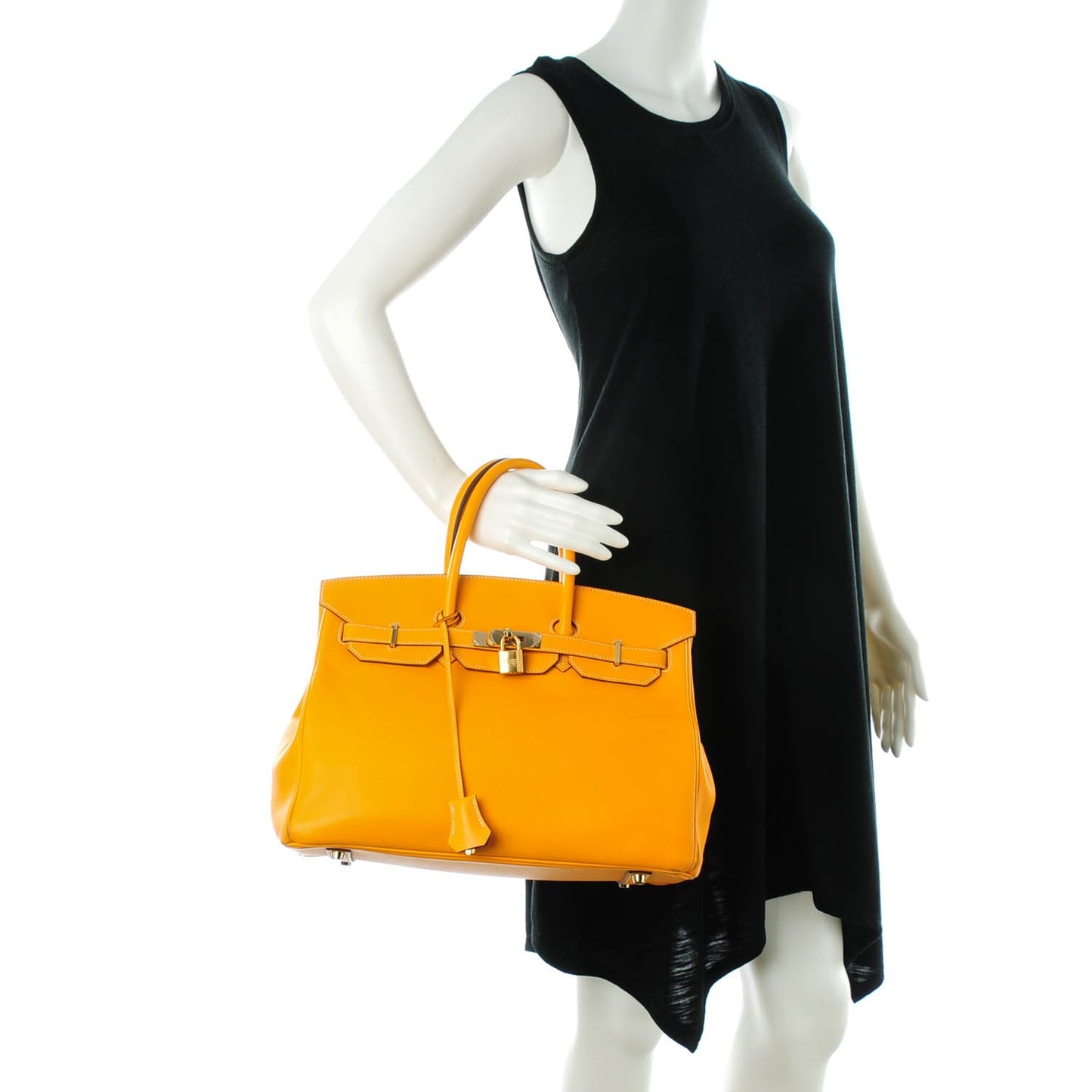 Epsom Candy Birkin 35 Jaune D'Or Feu
