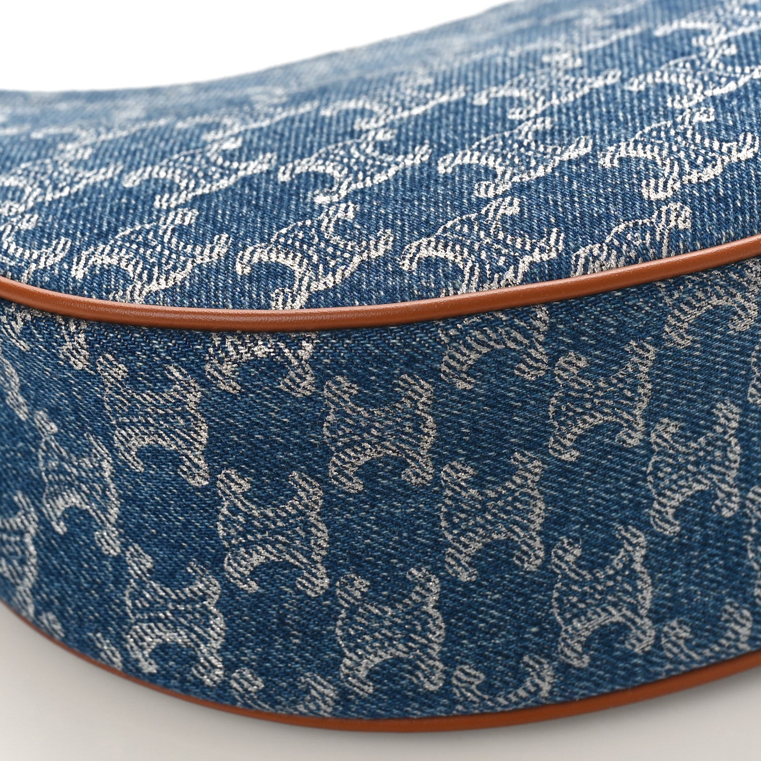 Celine Denim Triomphe Ava Shoulder Bag Blue 1462404 – FASHIONPHILE