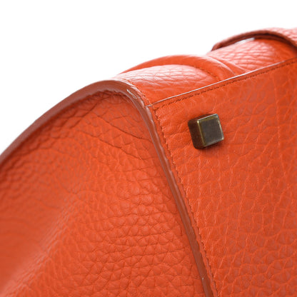 Celine Bullhide Calfskin Medium Phantom Luggage Burnt Orange 10 of 11