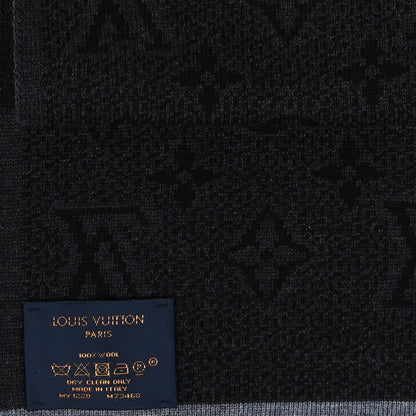 Louis Vuitton Wool My Monogram Eclipse Scarf Grey 3 of 3