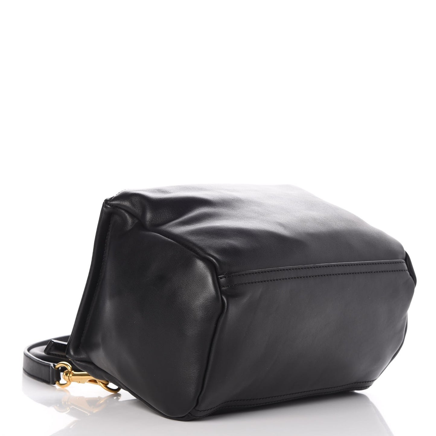 Calfskin Studded Small Pandora Black
