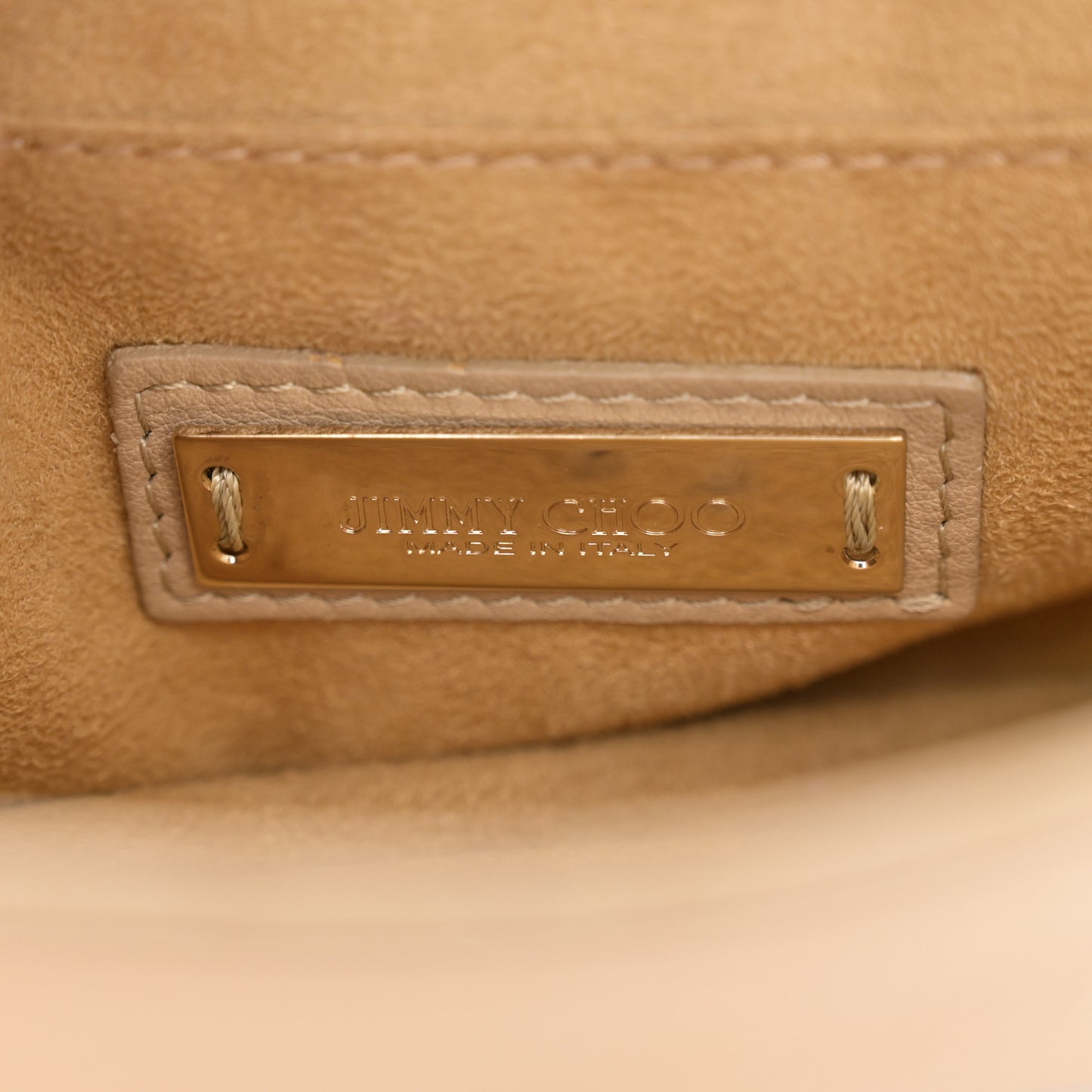 Calfskin Rebel Crossbody Bag Beige