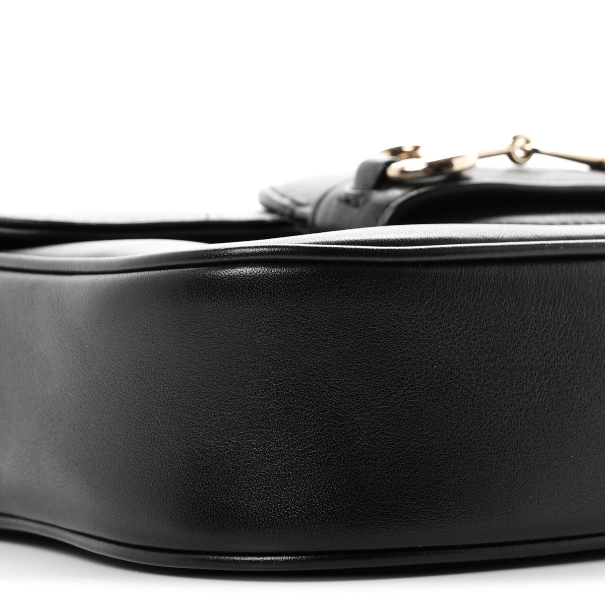 Arabella Calfskin Horsebit 1955 Shoulder Bag Black