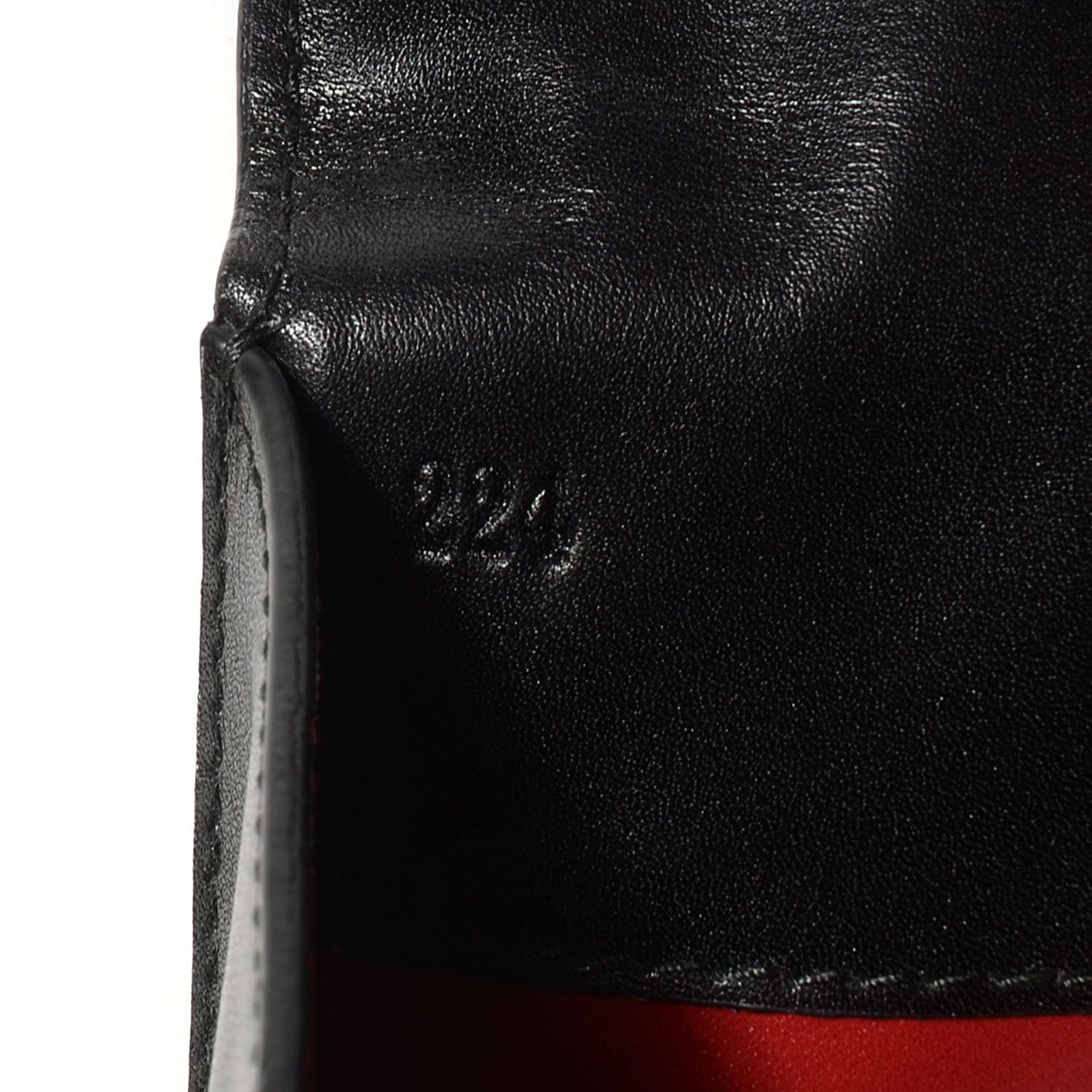 Prada Box Calfskin Envelope Wallet Black Fuoco 8 of 10