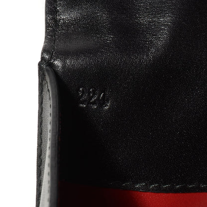 Prada Box Calfskin Envelope Wallet Black Fuoco 8 of 10