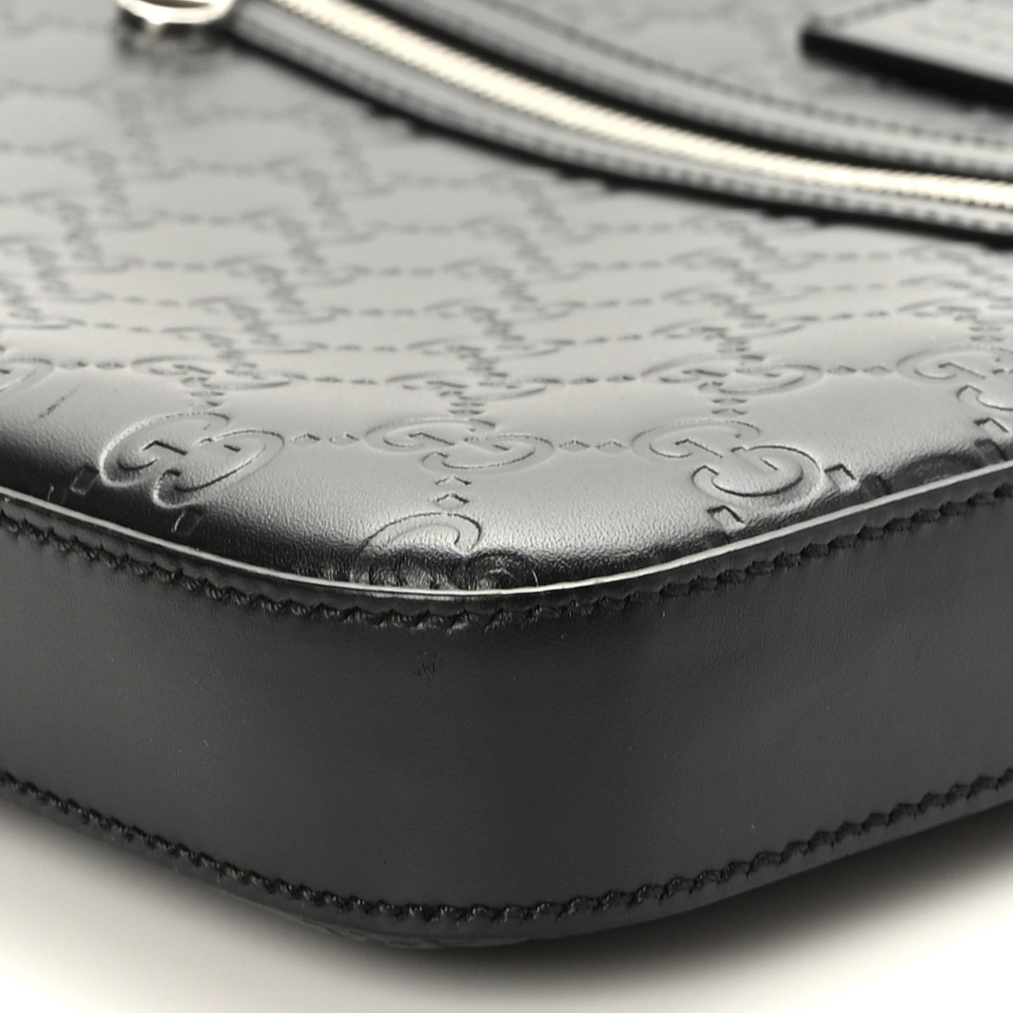 Guccissima Signature Small Messenger Bag Black