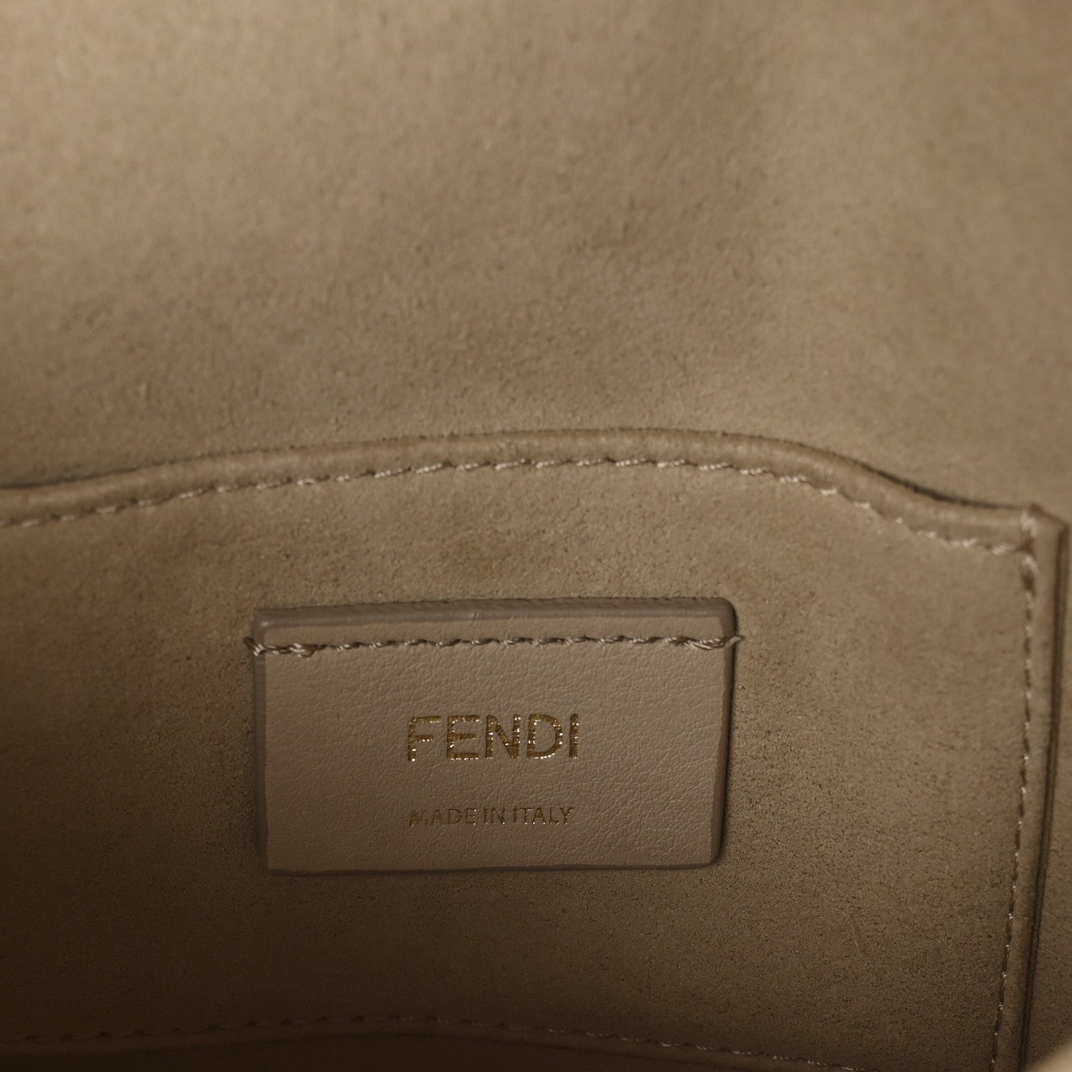 Fendi Vitello Liberty Whipstitch Bow Small Kan I Shoulder Bag Plaster Multicolor 6 of 10
