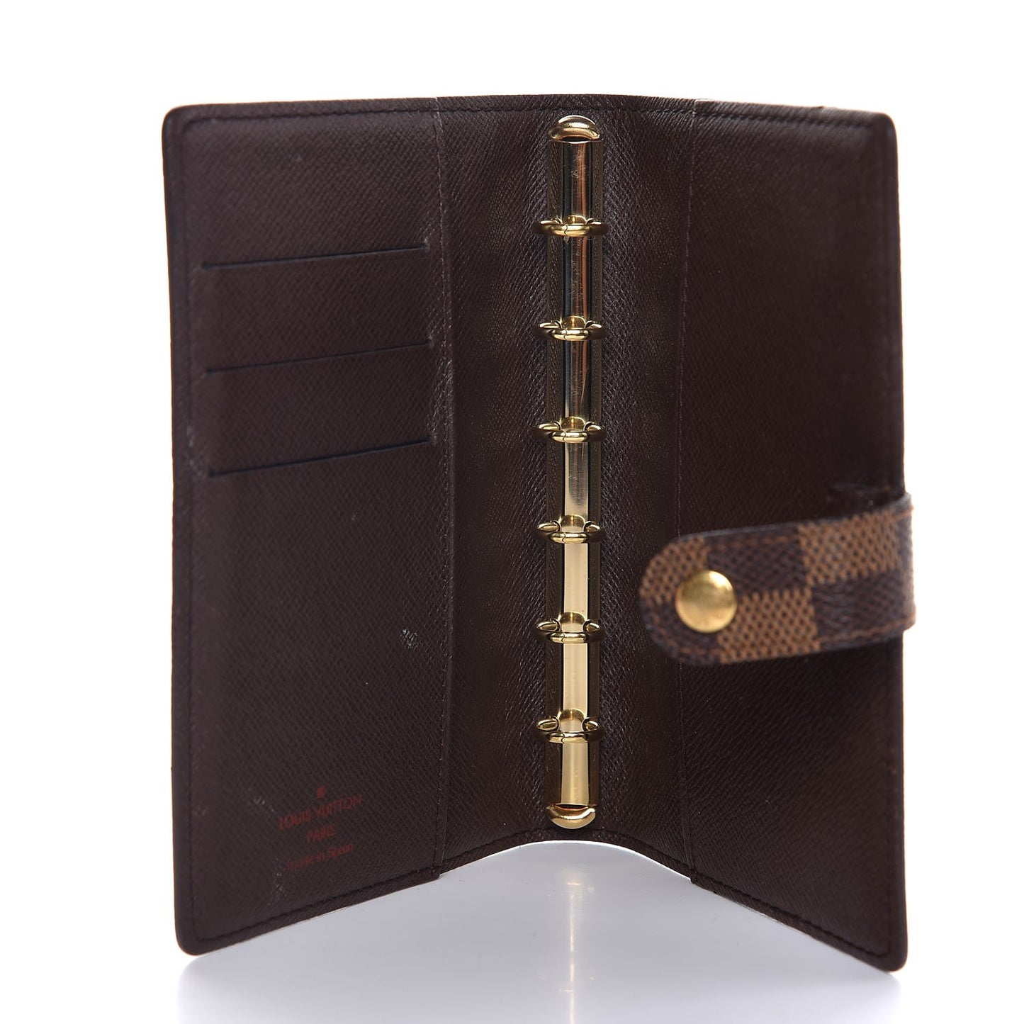 Damier Ebene Small Ring Agenda Cover